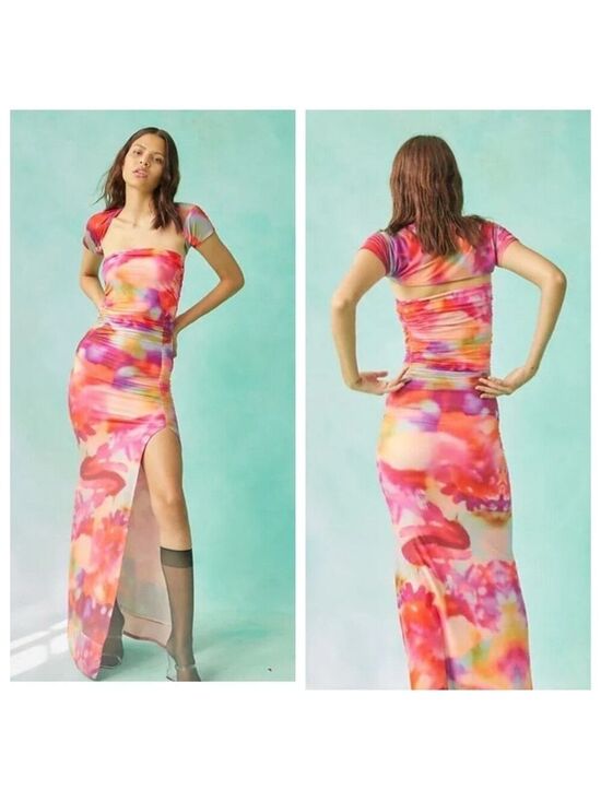 TACH Dresses & Skirts - Tach Zoriana Multi Printed Dress NWT Size Small